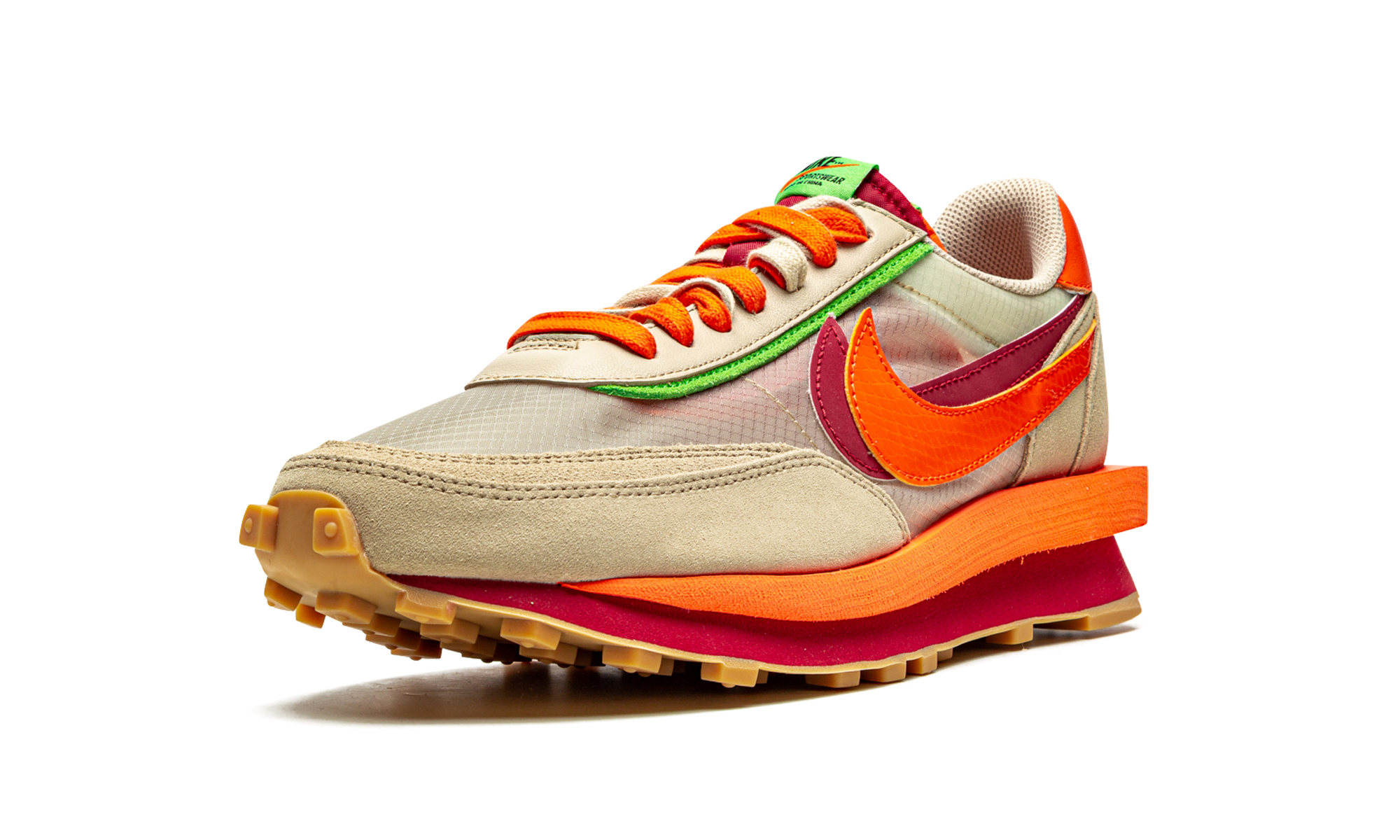 Ldwaffle "sacai X Clot - Net Orange Blaze" - 4