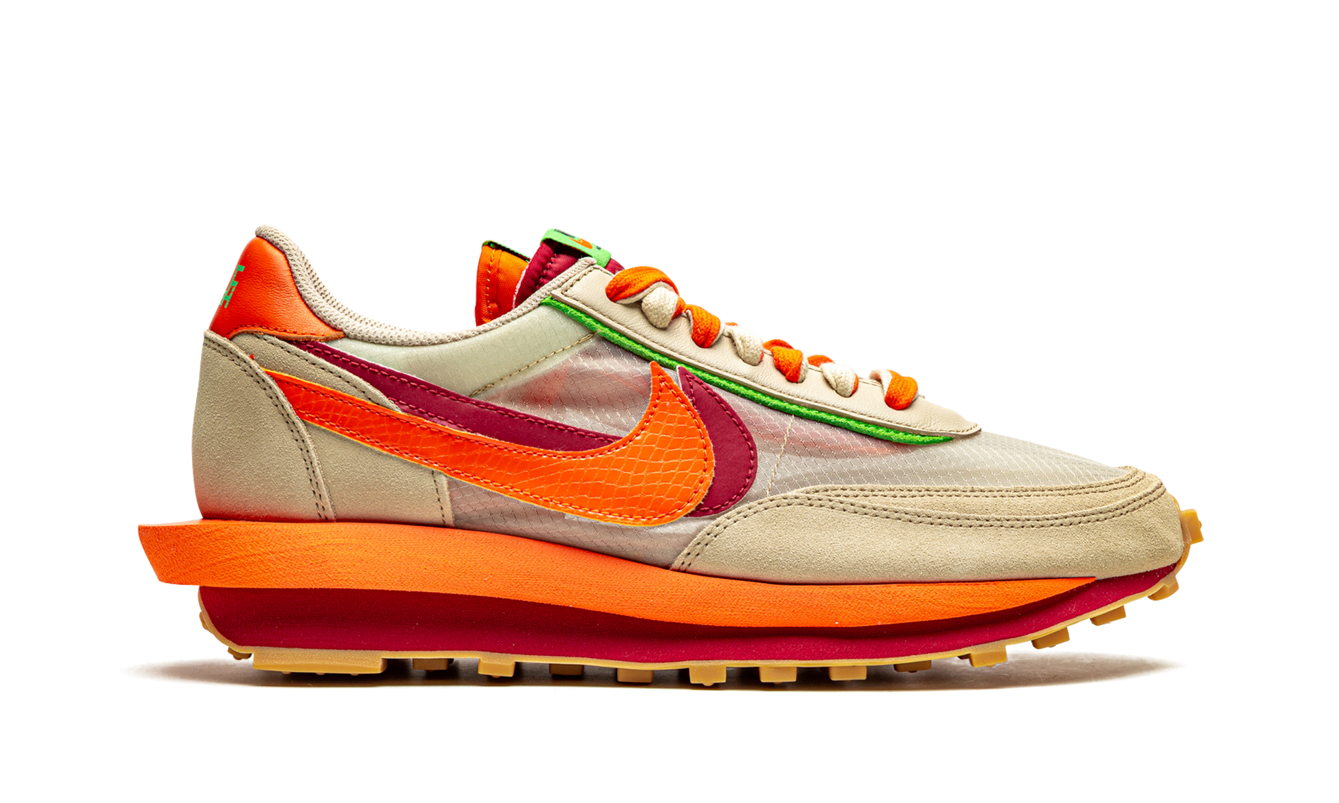 Ldwaffle "sacai X Clot - Net Orange Blaze" - 6