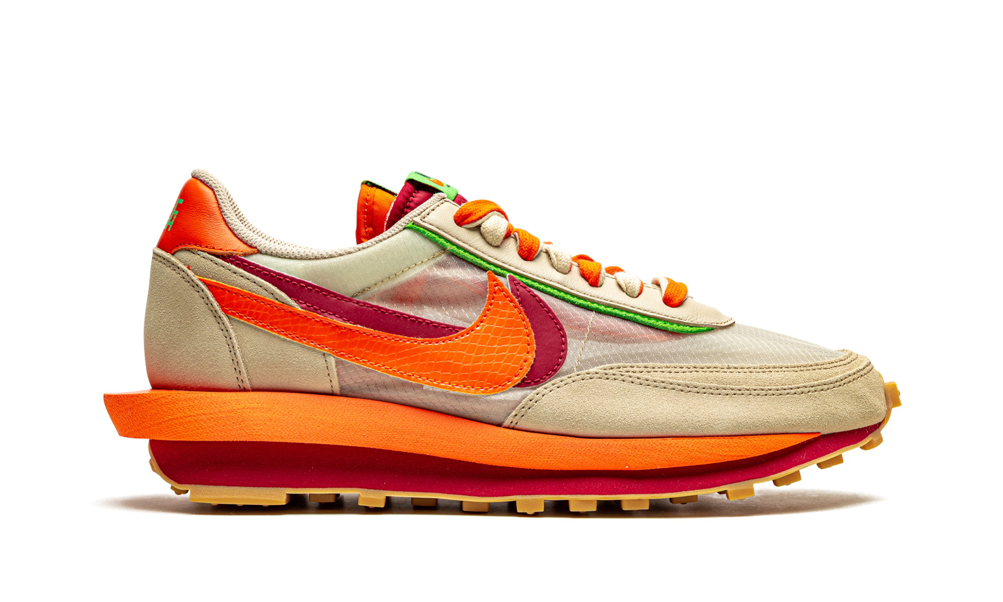 Ldwaffle "sacai X Clot - Net Orange Blaze" - 6
