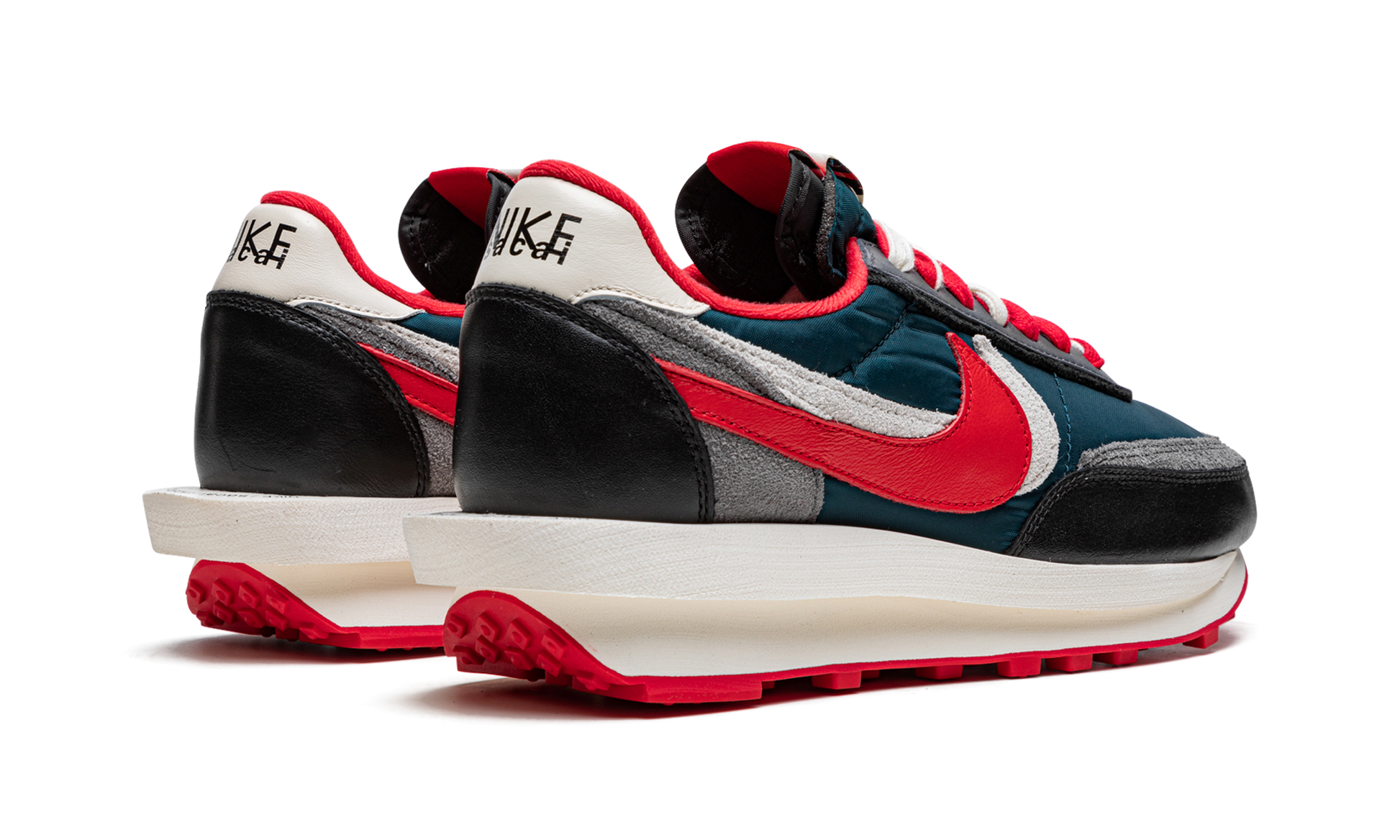 Ldwaffle "undercover X Sacai - Midnight Spruce University Red" - 3