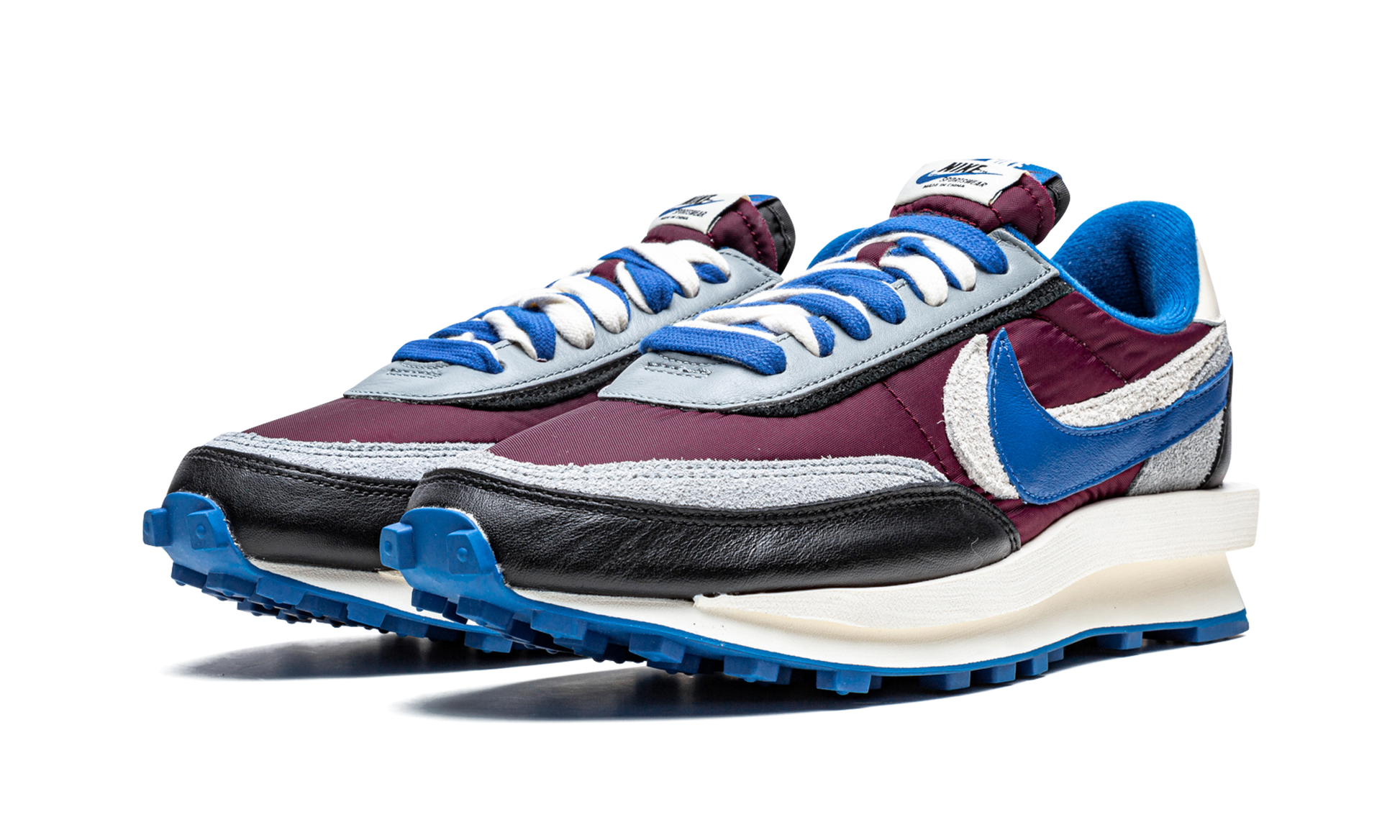Ldwaffle "undercover X Sacai - Night Maroon" - 2