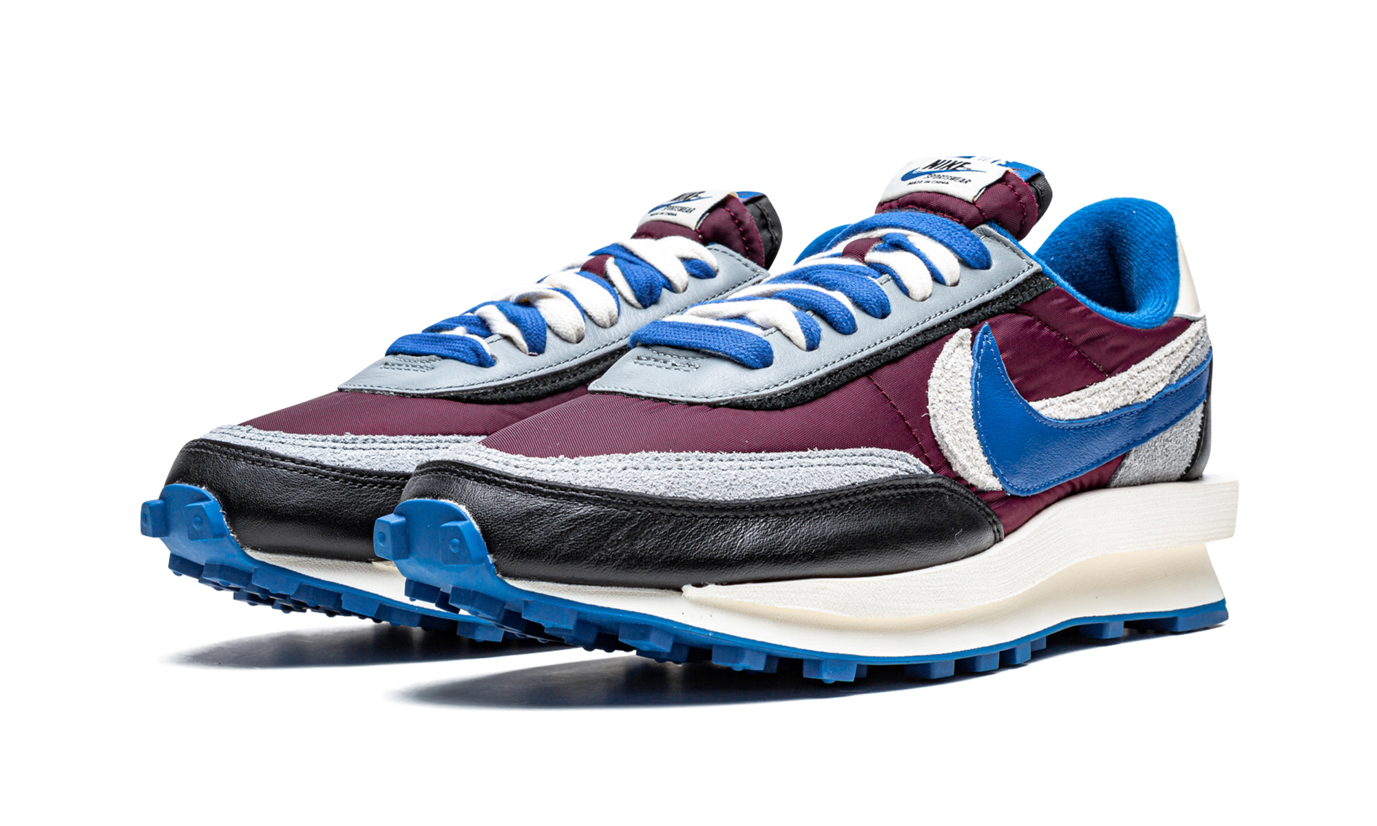 Ldwaffle "undercover X Sacai - Night Maroon" - 2