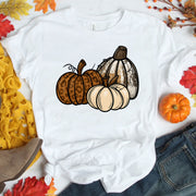 Leopard Print Pumpkin Thanksgiving Shirt - Cute Fall Harvest Tee with Rustic Autumn Design for Women - Perfect Holiday Outfit
 - 1