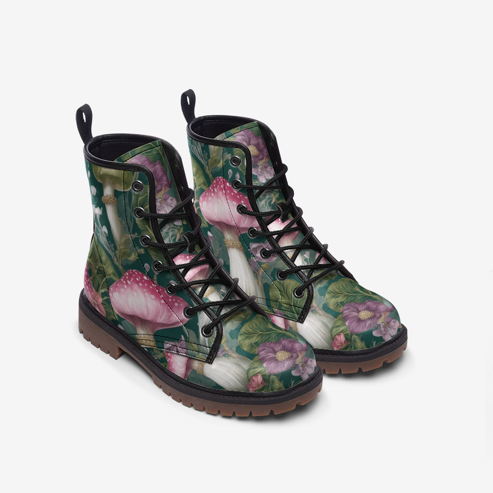 Mushroom Lightweight Boots For Hippies