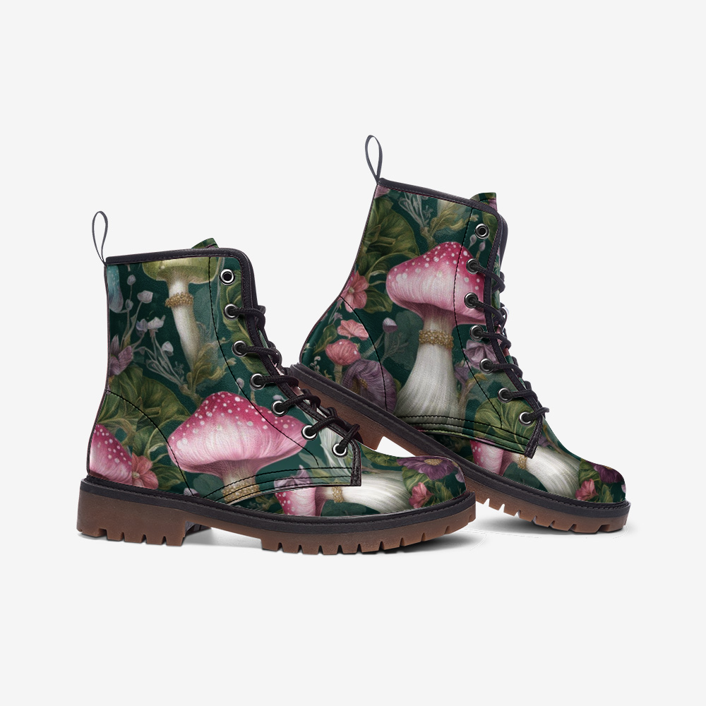 Mushroom Lightweight Boots For Hippies