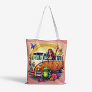 Peace symbol shiny gold filigree Natural Canvas Tote Bags