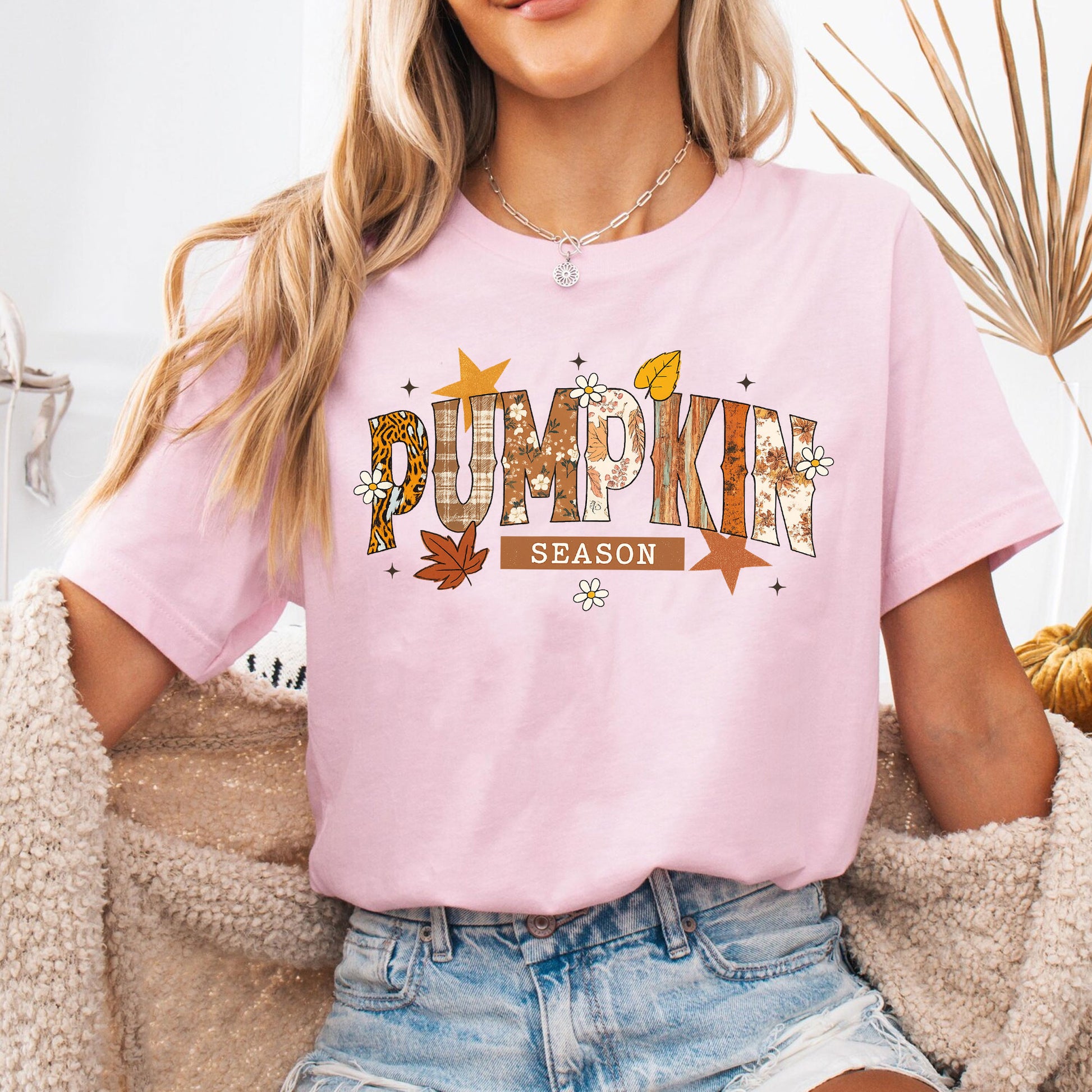 Pumpkin Season Shirt for Women | Fall Graphic Tee | Cute Thanksgiving Apparel | Trendy Autumn Fashion | Perfect Gift for Pumpkin Lovers
 - 6