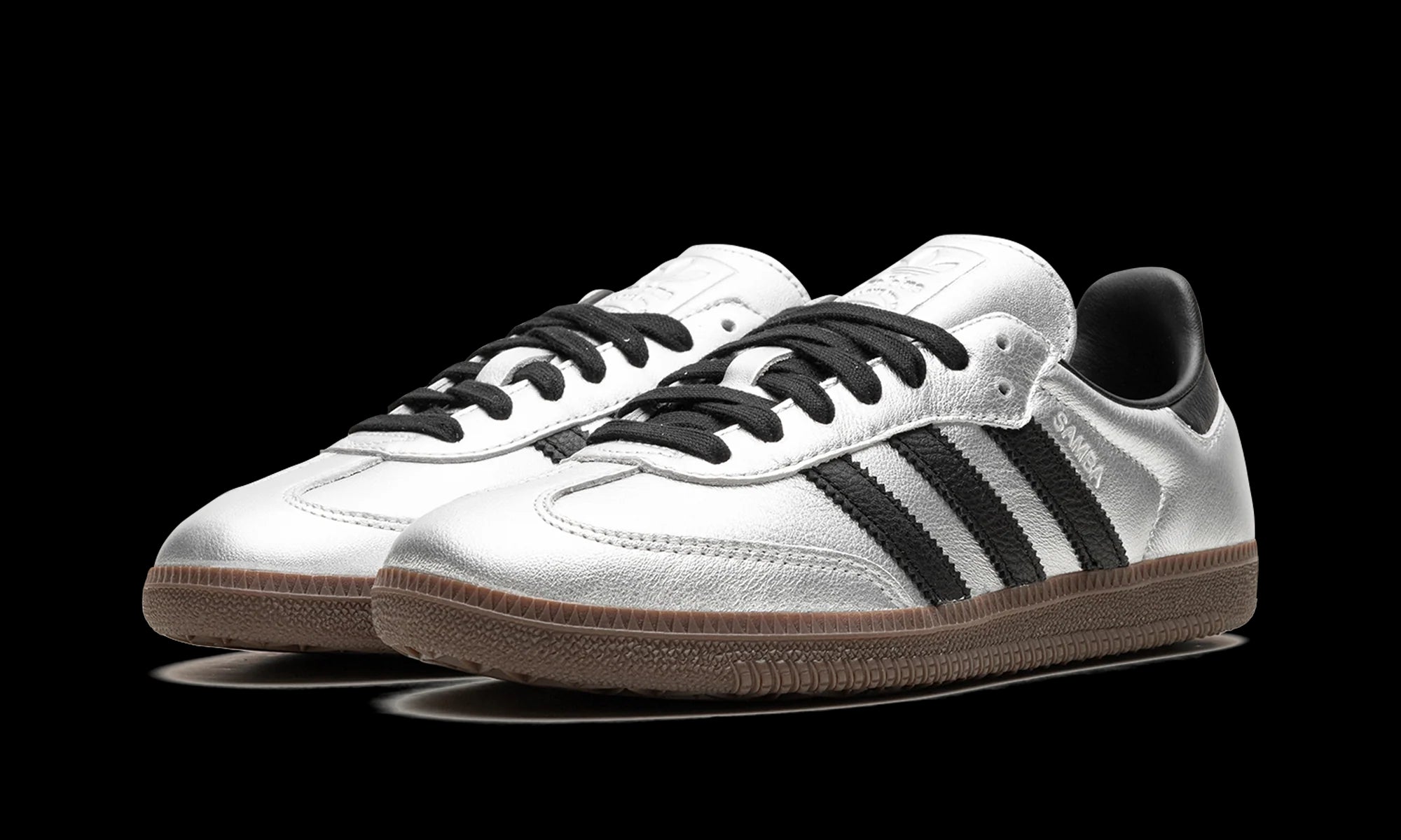Samba OG WMNS "Silver Metallic Black Gum"