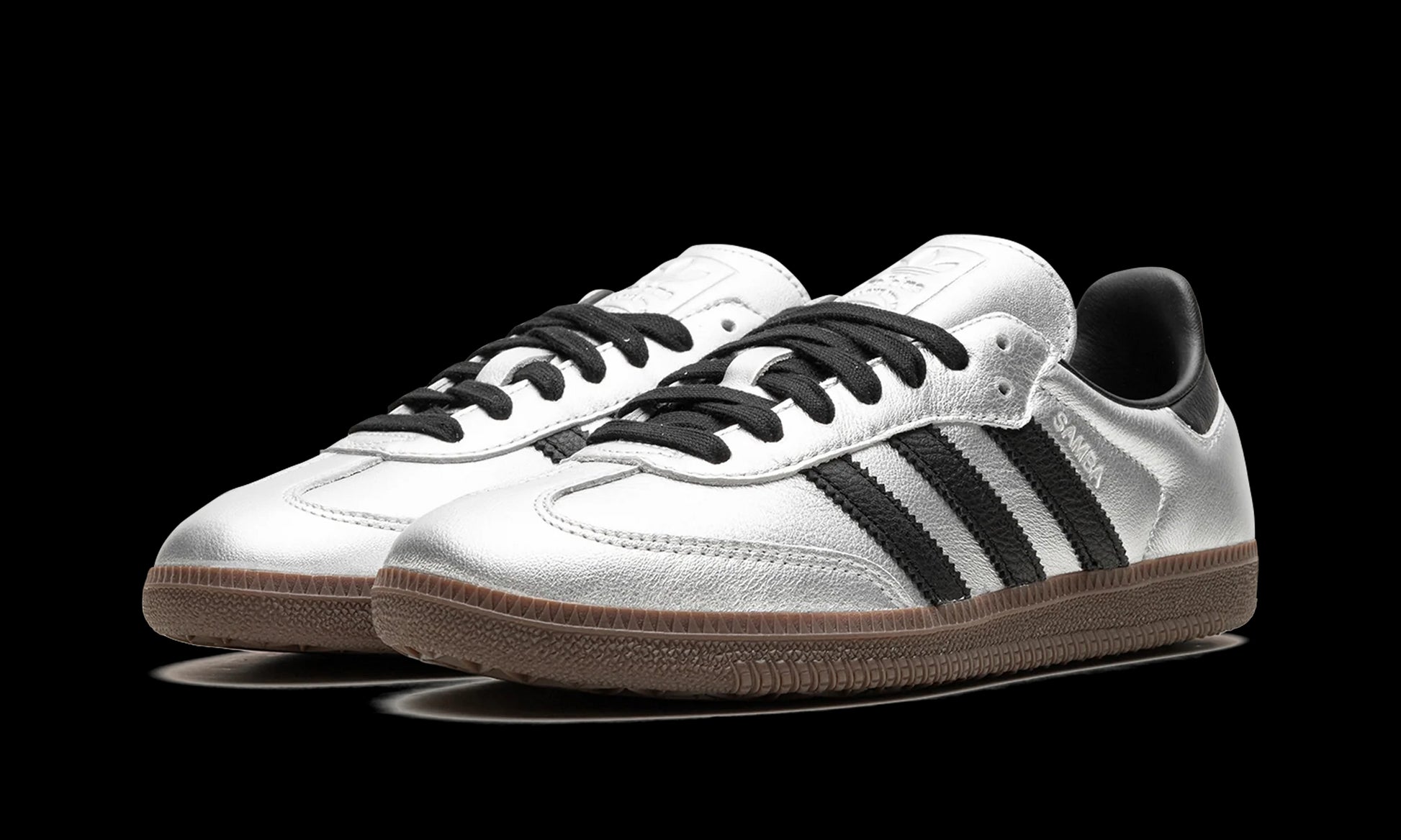 Samba OG WMNS "Silver Metallic Black Gum"