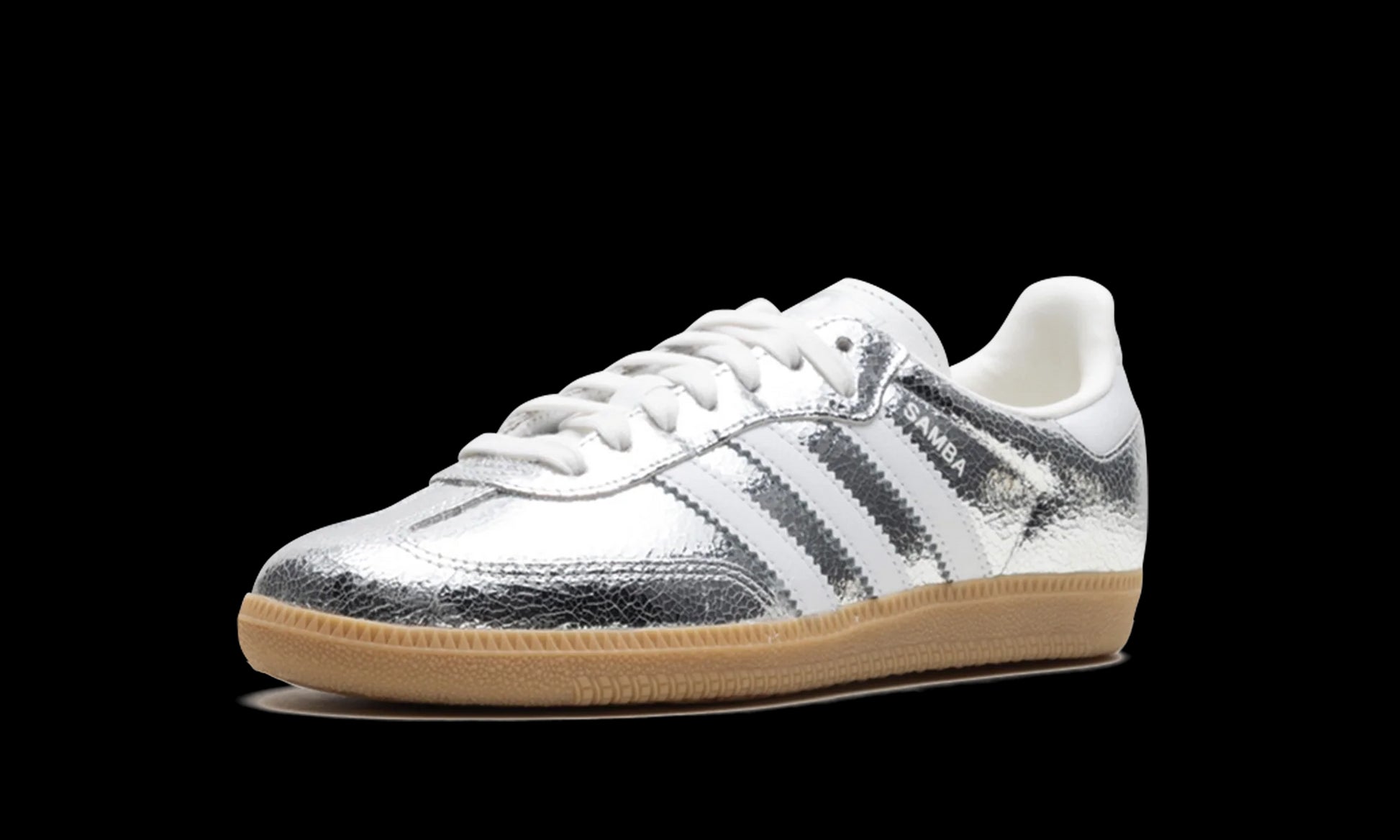 Samba OG WMNS "Silver Metallic Cracked Leather"