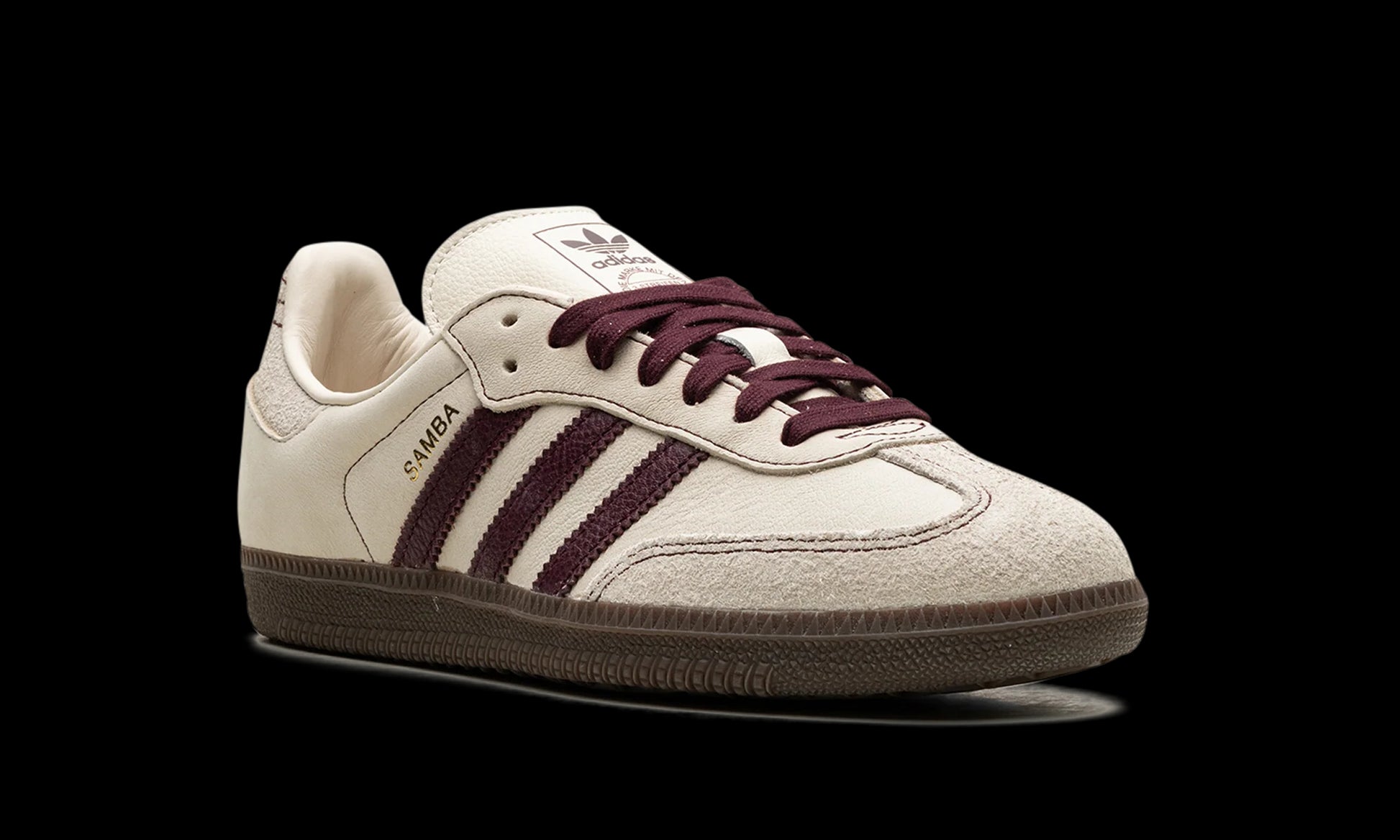 Samba OG WMNS "Wonder White Maroon"
