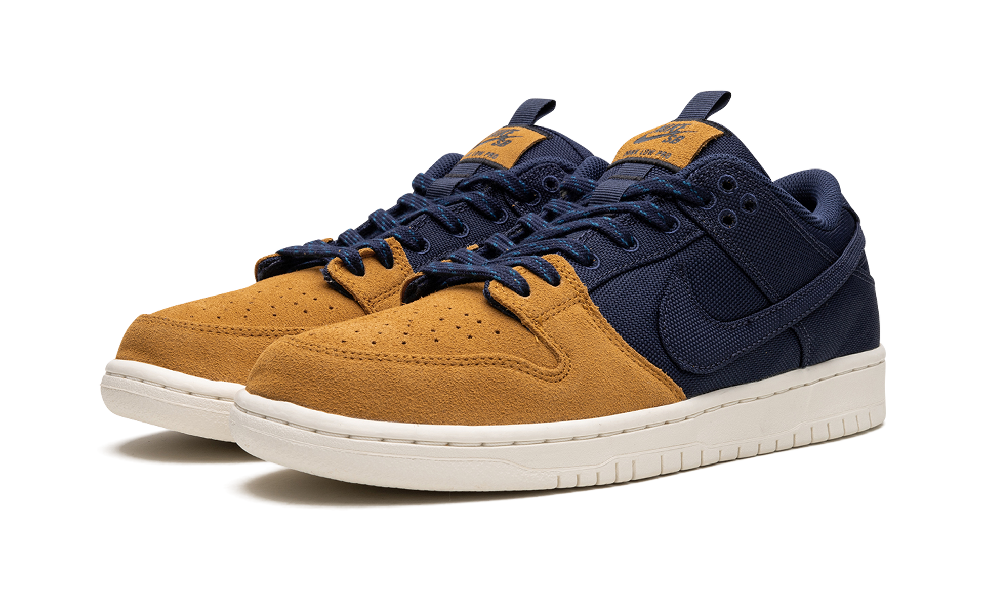 Sb Dunk Low "midnight Navy/desert Ochre" - 2