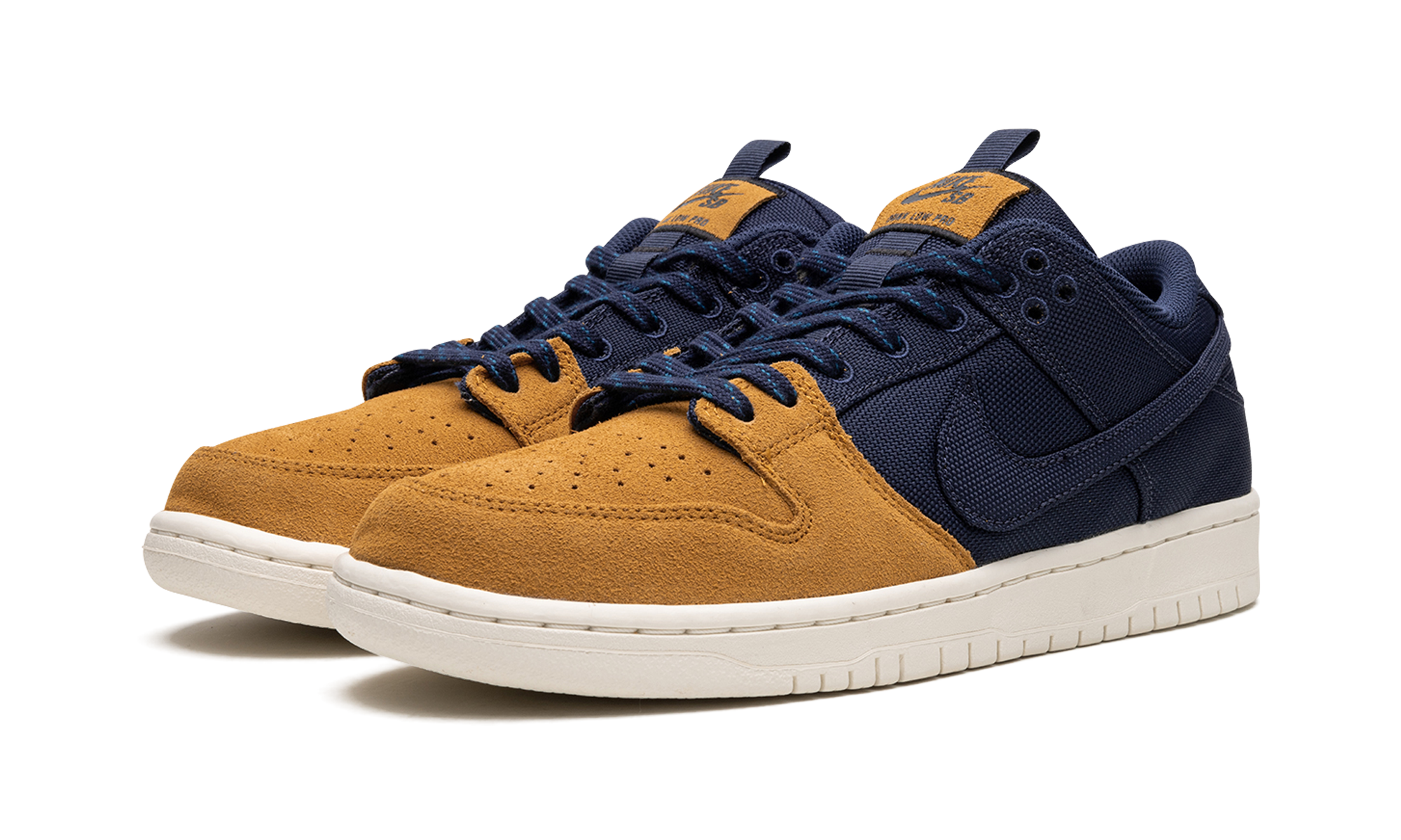 Sb Dunk Low "midnight Navy/desert Ochre" - 2