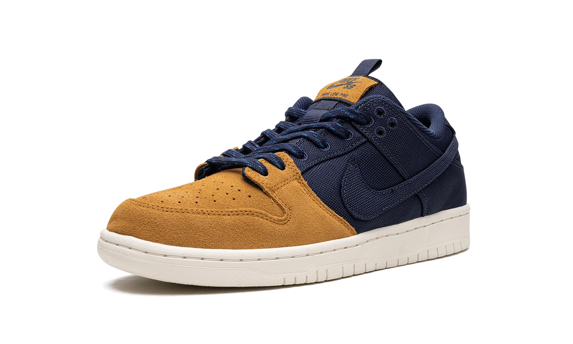 Sb Dunk Low "midnight Navy/desert Ochre" - 4