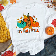 Stylish Thanksgiving Shirt - It's Fall Y'all Pumpkin Graphic Tee | Perfect Fall Outfit for Women - Cozy Autumn Vibes Apparel
 - 1