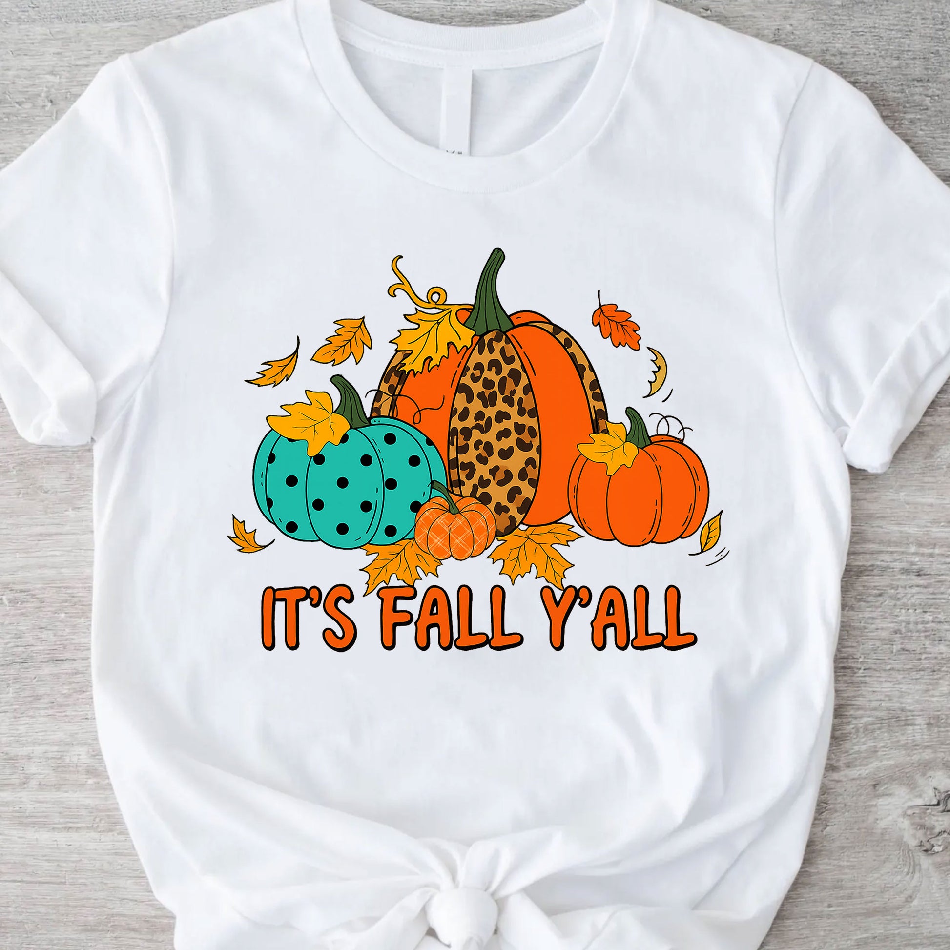 Stylish Thanksgiving Shirt - It's Fall Y'all Pumpkin Graphic Tee | Perfect Fall Outfit for Women - Cozy Autumn Vibes Apparel
 - 11
