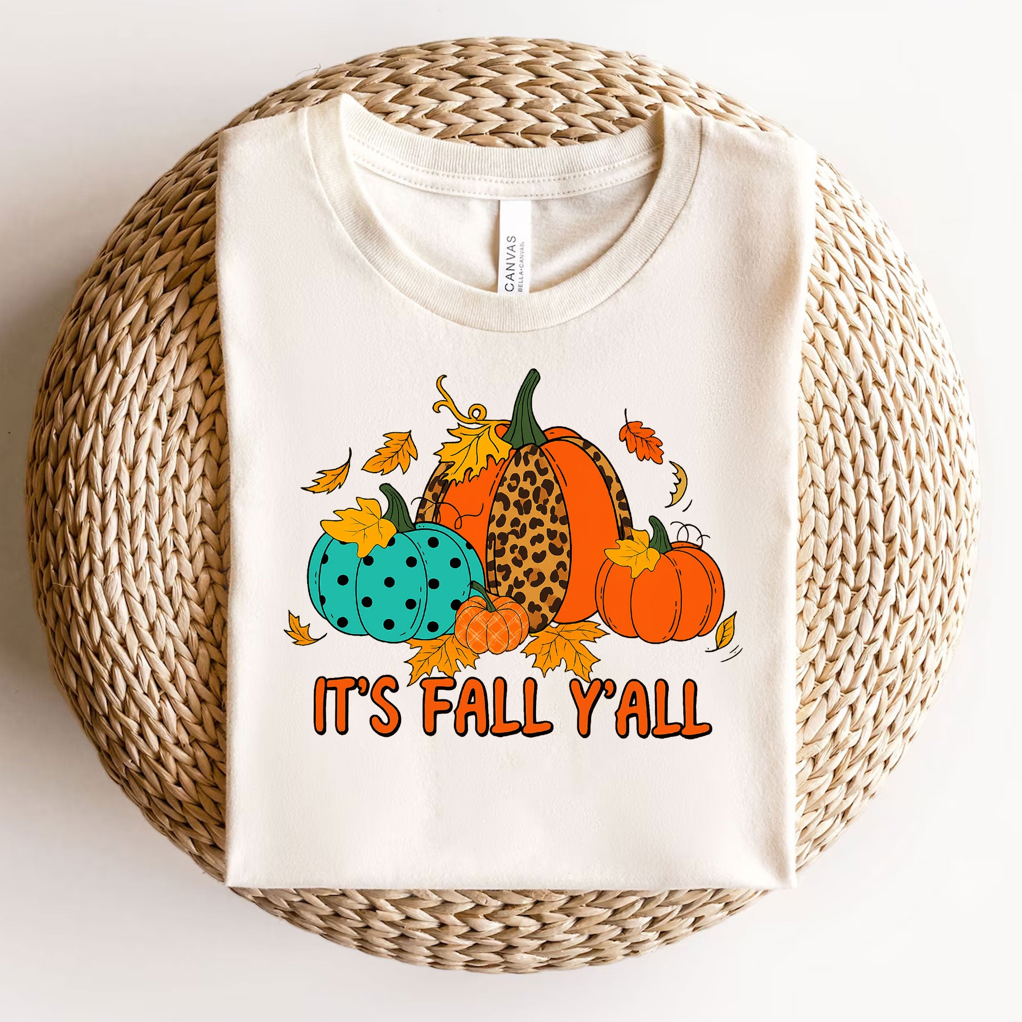 Stylish Thanksgiving Shirt - It's Fall Y'all Pumpkin Graphic Tee | Perfect Fall Outfit for Women - Cozy Autumn Vibes Apparel
 - 3