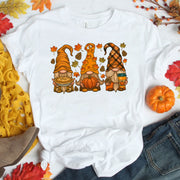 Thanksgiving Gnome Shirt, Cute Fall Tee with Pumpkin and Pie, Perfect Autumn Outfit for Family Gatherings and Holiday Celebrations
 - 1