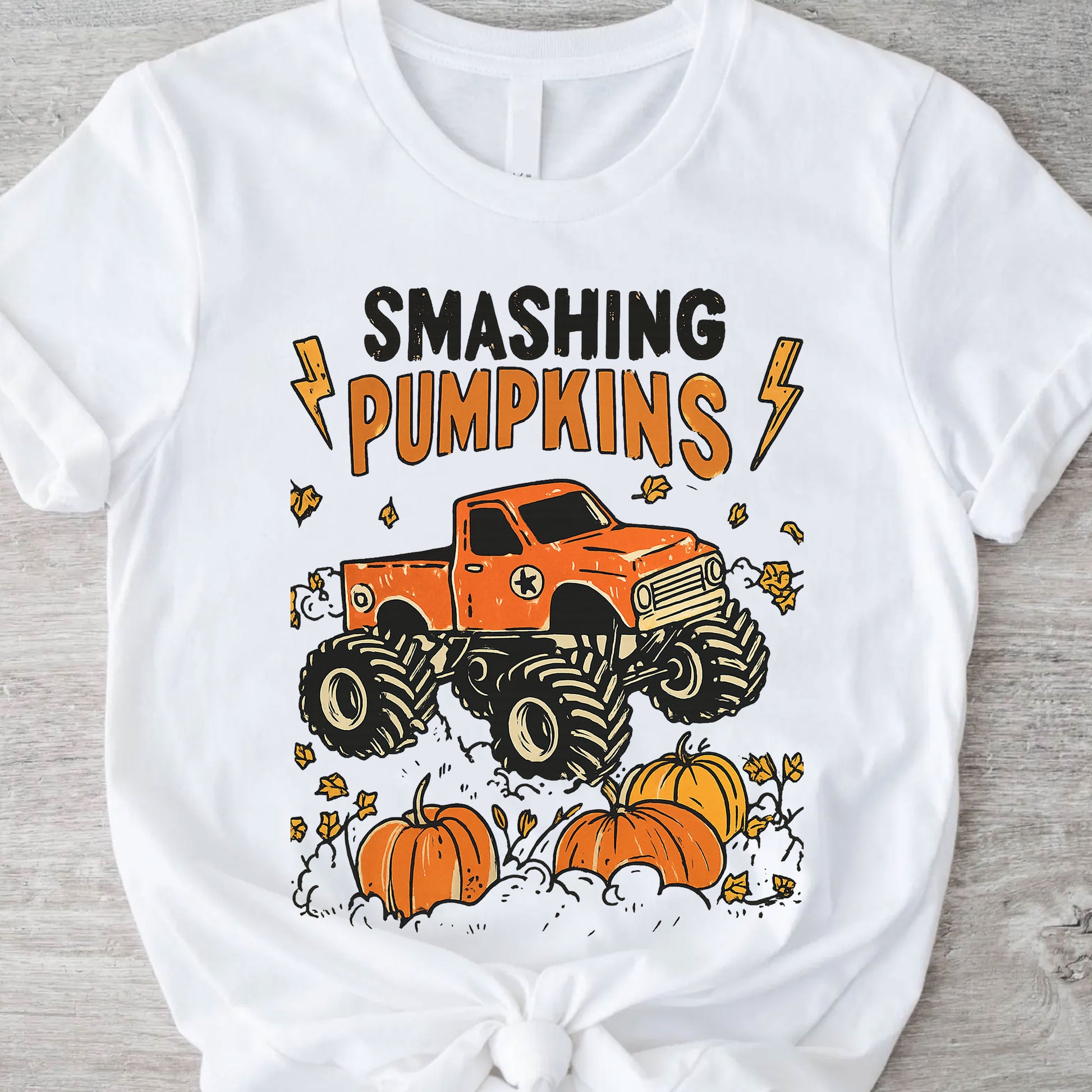Thanksgiving Smashing Pumpkins Monster Truck T-Shirt – Funny Fall Graphic Tee for Men and Women, Perfect Autumn Holiday Outfit
 - 11