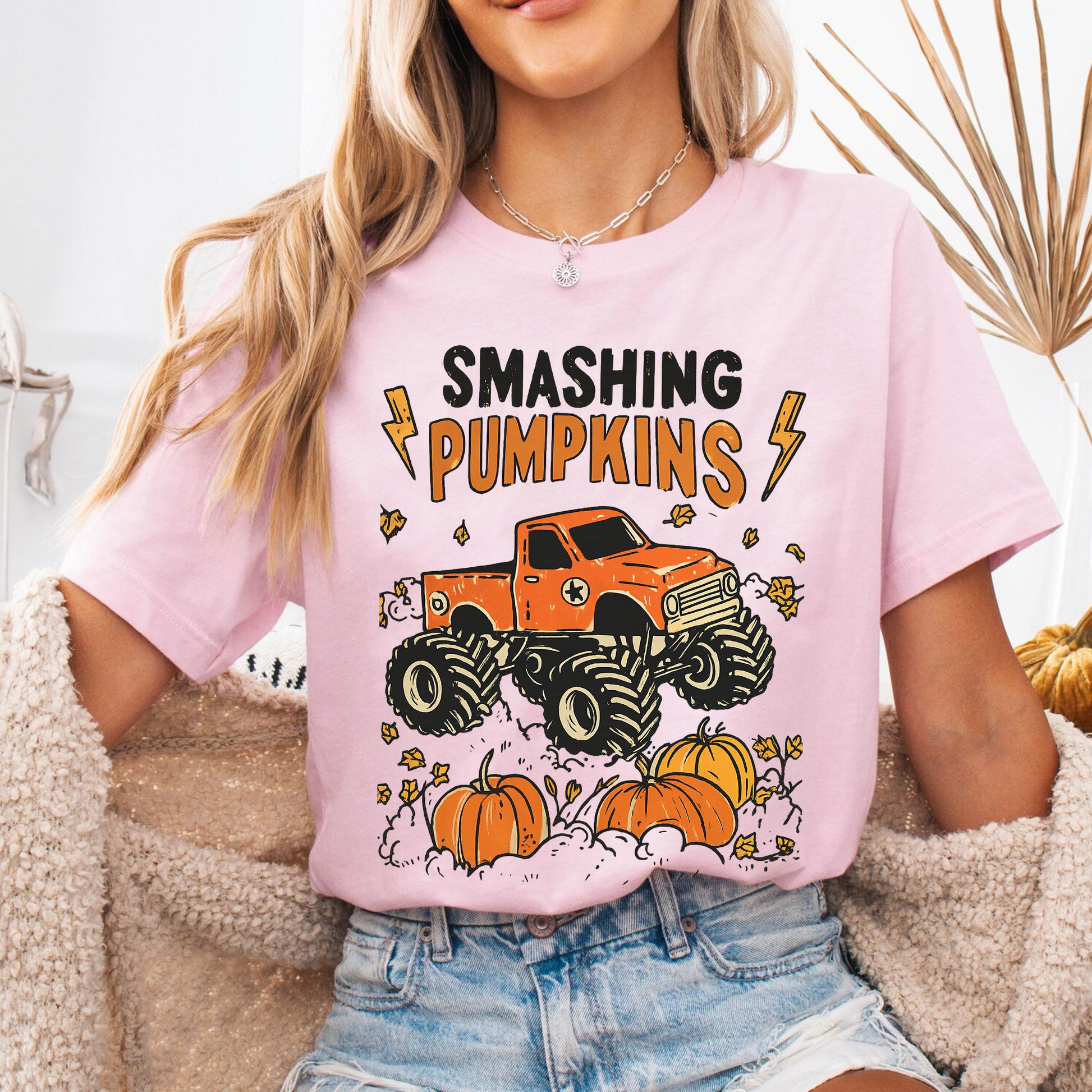 Thanksgiving Smashing Pumpkins Monster Truck T-Shirt – Funny Fall Graphic Tee for Men and Women, Perfect Autumn Holiday Outfit
 - 6